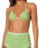 Maaji Maaji Green Symphony Balmy Smocked Triangle Bikini Top - 3