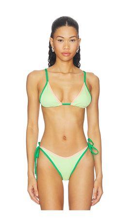 Maaji Maaji Green Symphony Ginger Bikini Top