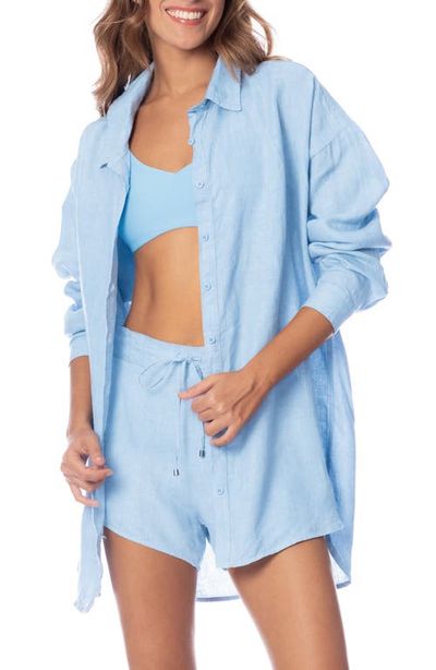 Maaji Maaji Larissa Button-Up Cover-Up Shirt