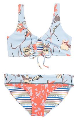 Maaji Maaji Loop Papaya Reversible Two-Piece Swimsuit