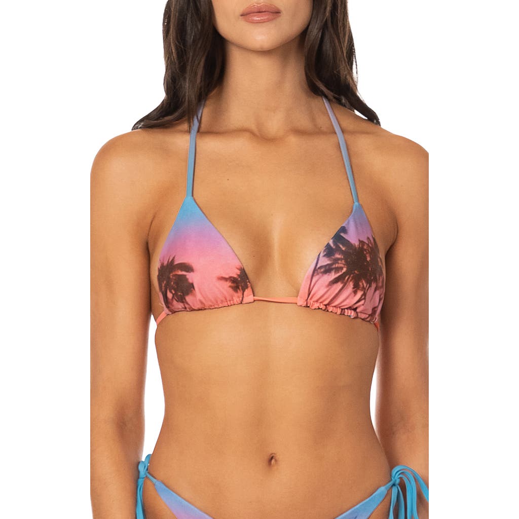 Maaji Maaji Peach Drift Reversible Bikini Top
