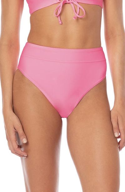 Maaji Maaji Pink Suzy Q Reversible Bikini Bottoms 