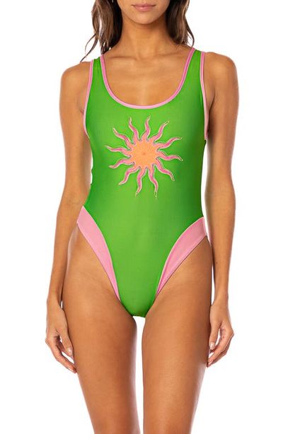 Maaji Maaji Sundream Seafoam Reverisble One-Piece Swimsuit