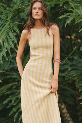 Maaji Maaji x Anthropologie Mirel Open-Back Maxi Dress