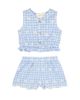 Mabel + Honey Mabel + Honey Barnyard Babe Blue Two Piece Short Set  - 1