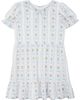 Mabel + Honey Mabel + Honey Blooms and Bows Short Gathered Ruffle Sleeve Dress - 1