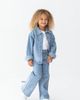 Mabel + Honey Mabel + Honey Bow Embroidered Rhinestone Wide Leg Denim Pants - 1