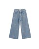 Mabel + Honey Mabel + Honey Bow Embroidered Rhinestone Wide Leg Denim Pants - 2