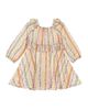 Mabel + Honey Mabel + Honey Buttercup Blossom Long Sleeve Print Ruffle Tie Shoulder A Line Dress - 2