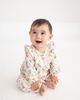Mabel + Honey Mabel + Honey Cactus Kisses Long Sleeve Print Ruffle Neck Bubble Romper - 1