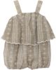 Mabel + Honey Mabel + Honey Espresso Sleeveless Romper - 1