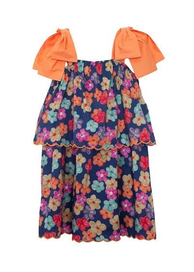 Mabel + Honey Mabel + Honey Fiesta Cap Sleeve Dress
