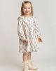 Mabel + Honey Mabel + Honey Gracie Long Sleeve Floral Ruffle Yoke A Line Dress - 1