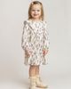 Mabel + Honey Mabel + Honey Gracie Long Sleeve Floral Ruffle Yoke A Line Dress - 4