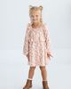 Mabel + Honey Mabel + Honey Honey Petals Long Sleeve Floral Ruffle Collar Tiered Bodice Dress - 1