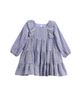 Mabel + Honey Mabel + Honey Lavender Lane Long Sleeve Embroidered Ruffle Trim Tiered Dress - 1