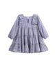 Mabel + Honey Mabel + Honey Lavender Lane Long Sleeve Embroidered Ruffle Trim Tiered Dress - 2