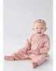Mabel + Honey Mabel + Honey Love me Lots Long Sleeve Heart Print Ruffle Waist Romper - 1