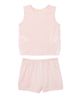 Mabel + Honey Mabel + Honey Pink Plaid Perfection Sleeveless Two Piece Set  - 1