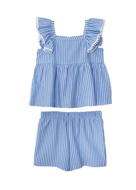 Mabel + Honey Mabel + Honey Piper Ruffled Tank Two Piece Set