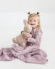 Mabel + Honey Mabel + Honey Soft Meadow Long Sleeve Floral Print with Matching Headband - 1