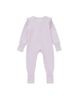 Mabel + Honey Mabel + Honey Soft Meadow Long Sleeve Solid Convertible Romper with Matching Headband - 3