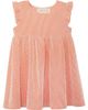 Mabel + Honey Mabel + Honey Sunkissed Apricot Short Flutter Sleeve Dress - 1