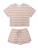 Mabel + Honey Mabel + Honey Sunset Sherbet Short Sleeve Two Piece Set - 5