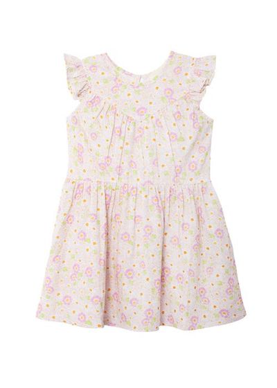 Mabel + Honey Mabel + Honey Sweet Melody Short Flutter Sleeve Dress