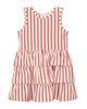 Mabel + Honey Mabel + Honey Terracotta Stripe Sleeveless Dress - 1