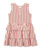 Mabel + Honey Mabel + Honey Terracotta Stripe Sleeveless Dress - 3