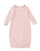 Mabel + Honey Mabel + Honey Whimsical Wildflower Long Sleeve Ruffle Trim Wrap Front Newborn Gowns - 2