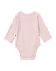 Mabel + Honey Mabel + Honey Whimsical Wildflower Long Sleeve Solid Scalloped Trim Bodysuit - 3