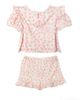Mabel + Honey Mabel + Honey Wild Savanna Short Gathered Sleeve Two Piece Set - 3