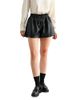 Luvee Mable High Waist Faux Leather Shorts - 1