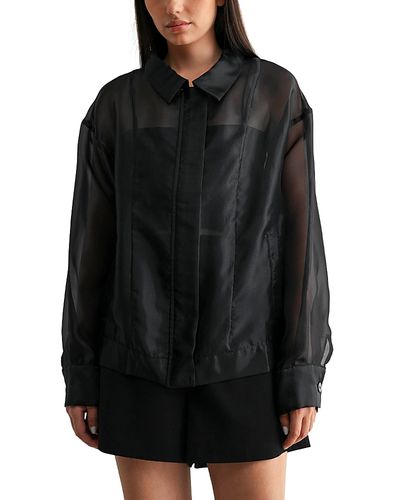Luvee Mable Oversized Organza Jacket