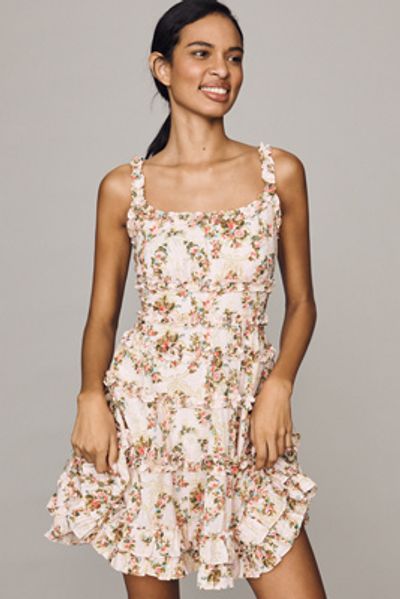 Mac Duggal A-Line Ruffle Dress