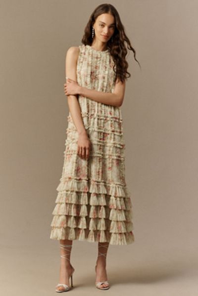 Mac Duggal Criss-Cross Midi Dress