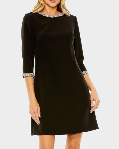 Mac Duggal Embellished A-Line Cocktail Dress