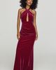 Mac Duggal Halter-Neck Maxi Dress - 1