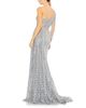 Mac Duggal Mac Duggal Asymmetric Hand-Beaded Mesh Dress - 2