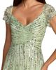 Mac Duggal Mac Duggal Beaded Cap Sleeve V-Neck A-Line Evening Gown - 3