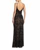 Mac Duggal Mac Duggal Beaded Lace Spaghetti Strap Mermaid Gown - 2