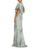 Mac Duggal Mac Duggal Bell Sleeve Floral Embellished Gown - 2