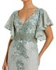 Mac Duggal Mac Duggal Bell Sleeve Floral Embellished Gown - 3