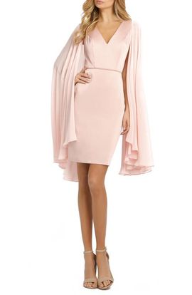 Mac Duggal Mac Duggal Cape Sheath Cocktail Dress