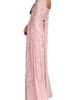 Mac Duggal Mac Duggal Embellished Cape Sleeve Mesh Maxi Gown - 2