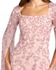 Mac Duggal Mac Duggal Embellished Cape Sleeve Mesh Maxi Gown - 3