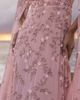 Mac Duggal Mac Duggal Embellished Cape Sleeve Mesh Maxi Gown - 5