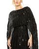 Mac Duggal Mac Duggal Embellished Column Cape Gown - 2